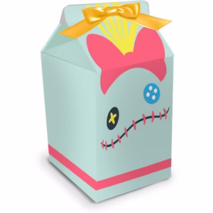 Caixa Leiteira Festa Stitch - 8 unidades - Rizzo