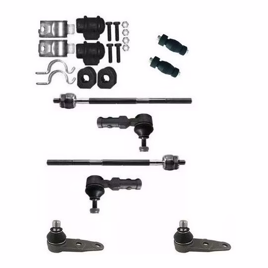 Kit Buchas E Bieletas Pomteira Terminal Axial Renault Clio