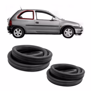 Par Borracha Do Vidro Vigia Lateral Traseiro Gm Corsa 2 Pts
