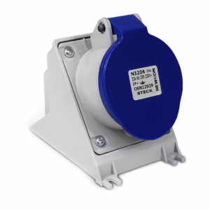 Tomada De Sobrepor 2p+T 32a 220/240v Azul Steck