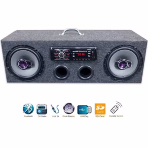 Caixa Residencial Radio Bluetooth + Par Falante 6 Pioneer