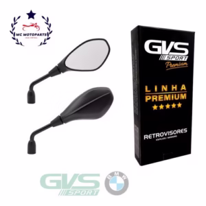 Retrovisor Bmw F800 Gvs Fixo Lente Convexa Fumê Rosca Yamaha