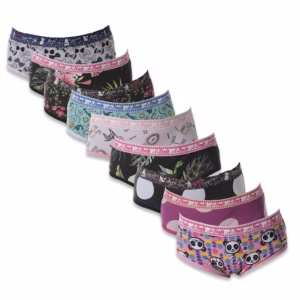 Kit 20 Calcinhas Infantil De Algodão Penteado Mescla Infantil