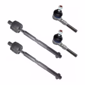 Kit Barra Braço Axial Terminal Caixa Direção Peugeot 206 207