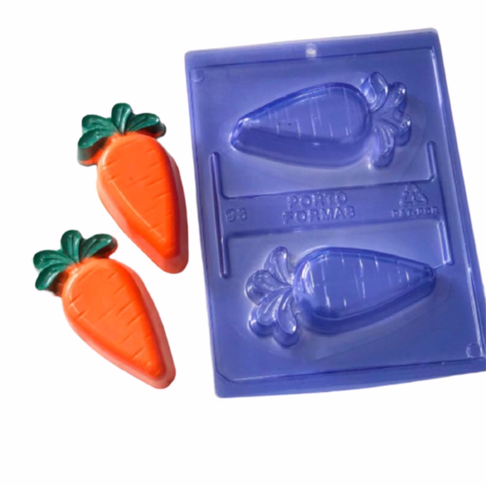 Forma de Acetato Cenoura Recheada Ref 96 Porto Formas Rizzo