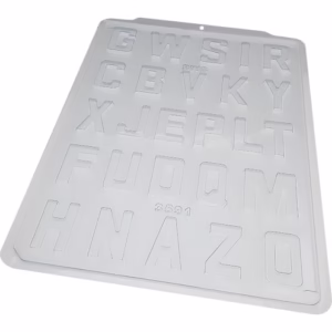 Forma BWB Simples Semiprofissional, Alto Rendimento Doces Finos Chocolates Cód. 3591 - SP Abecedário