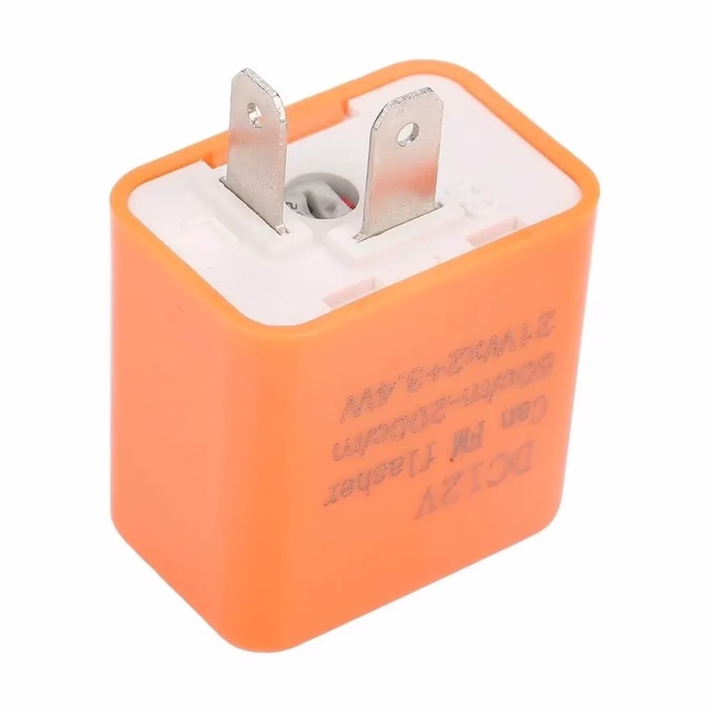 Relê 12v Pisca Led Plus Seta Moto 2 Pinos Eletronico c/ chicote - Imagem 2