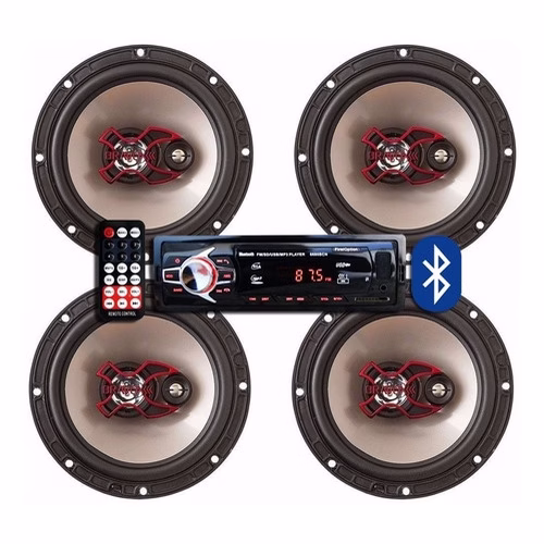 Kit Som Bluetooth Stilo + 4 Alto Falante Bravox 200w
