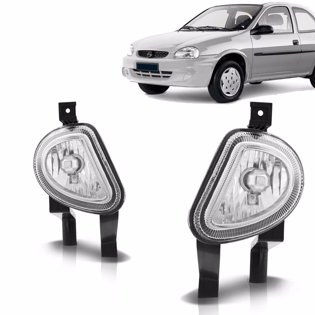 Farol Milha Auxiliar Corsa Pick up Classic 2000 2001 2002 2003 2004 2005 2006 2007 2008 2009 2010