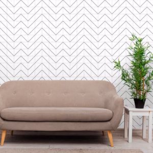 Papel De Parede Chevron Barcellos