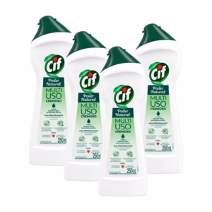 Kit 4 Multiuso CIF Cremoso Limão 250ml