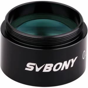 SVBONY Redutor para telescópio 0,5X Redutor focal 1,25 polegadas Totalmente multirrevestido para fotografia e observação de ocular de telescópio