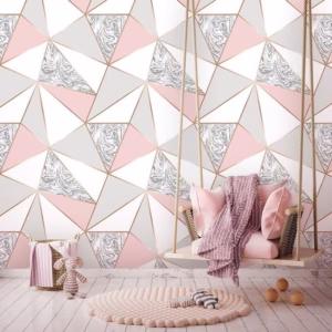 Papel De Parede Zara Mármore Rose Gold Auto Colante