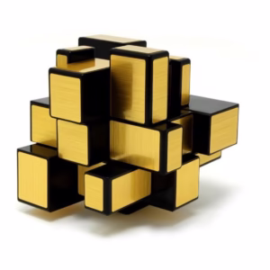 Mirror Blocks 3x3x3 Dourado Qiyi Cubo Mágico Original