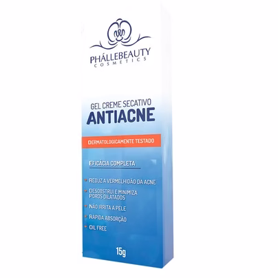 Gel Creme Secativo Antiacne PhalleBeauty Eficácia Completa - Imagem 2