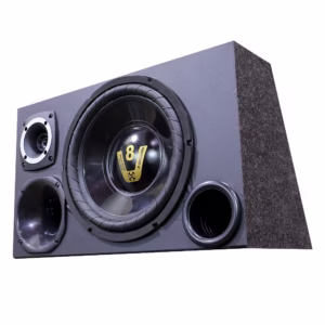 Caixa Trio Som Automotivo Grave Completa Subwoofer V8 Compet 800w