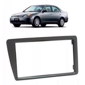 Moldura 2 Din Honda Civic 2001, a 2006 - Preta