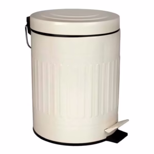 Lixeira Retro Bege 5 Litros 008240 Mor