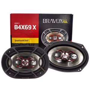 Kit Alto Falante Bravox Quadriaxial B4x69x 6x9 140w Rms Par