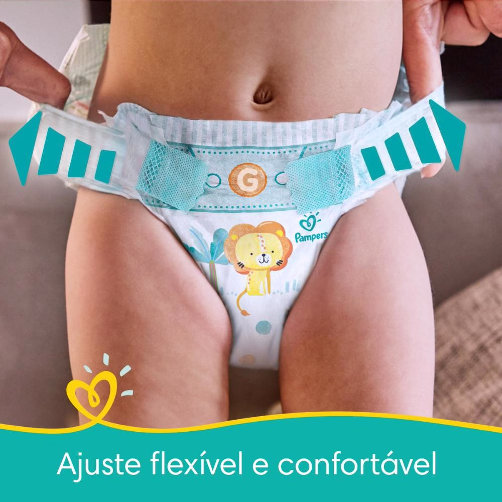 Kit Fralda Pampers Confort Sec XXG com 150 unidades - Imagem 2
