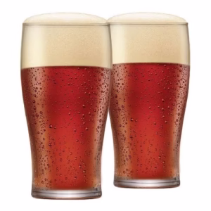 Jogo de Copos de Vidro Pint para Cerveja 590ml, 2 pcs - Ruvolo