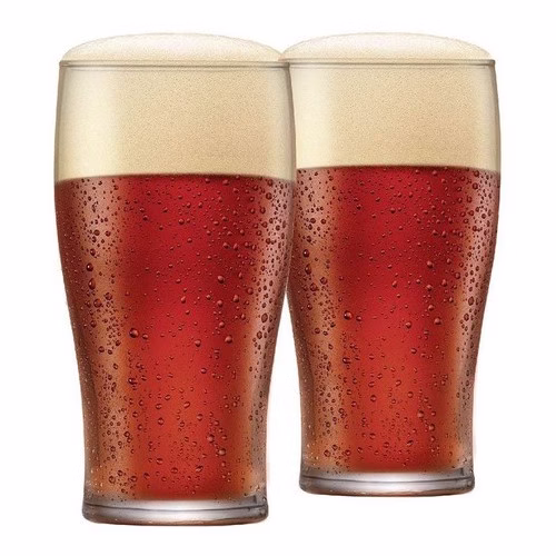 Jogo de Copos de Vidro Pint para Cerveja 590ml, 2 pcs - Ruvolo
