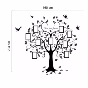 Adesivo Decorativo Árvore Genealógica Fotos Da Família