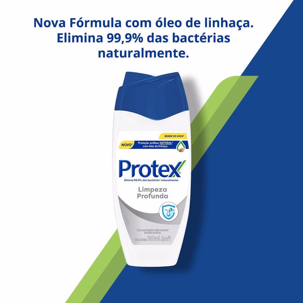 Sabonete Líquido Protex Limpeza Profunda com 250ml - Imagem 2