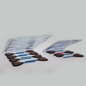 Forma BWB Simples Semiprofissional, Alto Rendimento Doces Finos Chocolates - SP Pirulito Coração