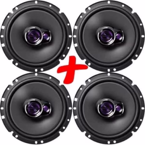 Kit 4 Auto Falante 6 Pioneer Triaxial 50w Rms Novo Fiesta
