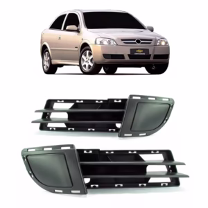 Par Grade Moldura Milha Astra 2003 2004 2005 2006 2007 2008 2009 2010 2011 Sem Furo