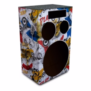 Caixa Trio Residencial Bob Esponja Vazia Pra Falante 12