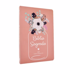 Bíblia Sagrada ACF Letra Normal Capa Dura - Flor de Pote