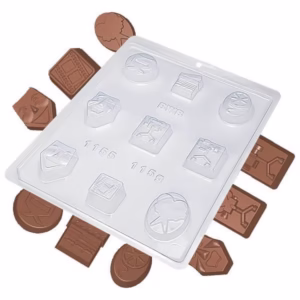 Forma Simples TEMA ARTISTAS E CINEMA - 1155  em Acetato BWB Para Bombom e Doces de Chocolate e Confeitaria Doceira