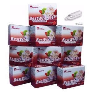 Kit 10 Caixas N2o Para Garrafa De Chantily Bestwhip ( 100 unidades )