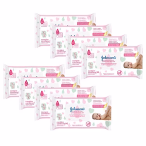 Lenços Umedecidos Extra Cuidado Johnson’s Baby com 768 Unidades