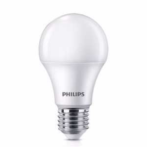 Lâmpada LED Philips A55 9W Bivolt E27 | Luz Amarela Ideal Para Ambientes Aconchegantes