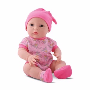 Boneca New Born Diver  Premium Menina Sem Cabelo - Divertoys