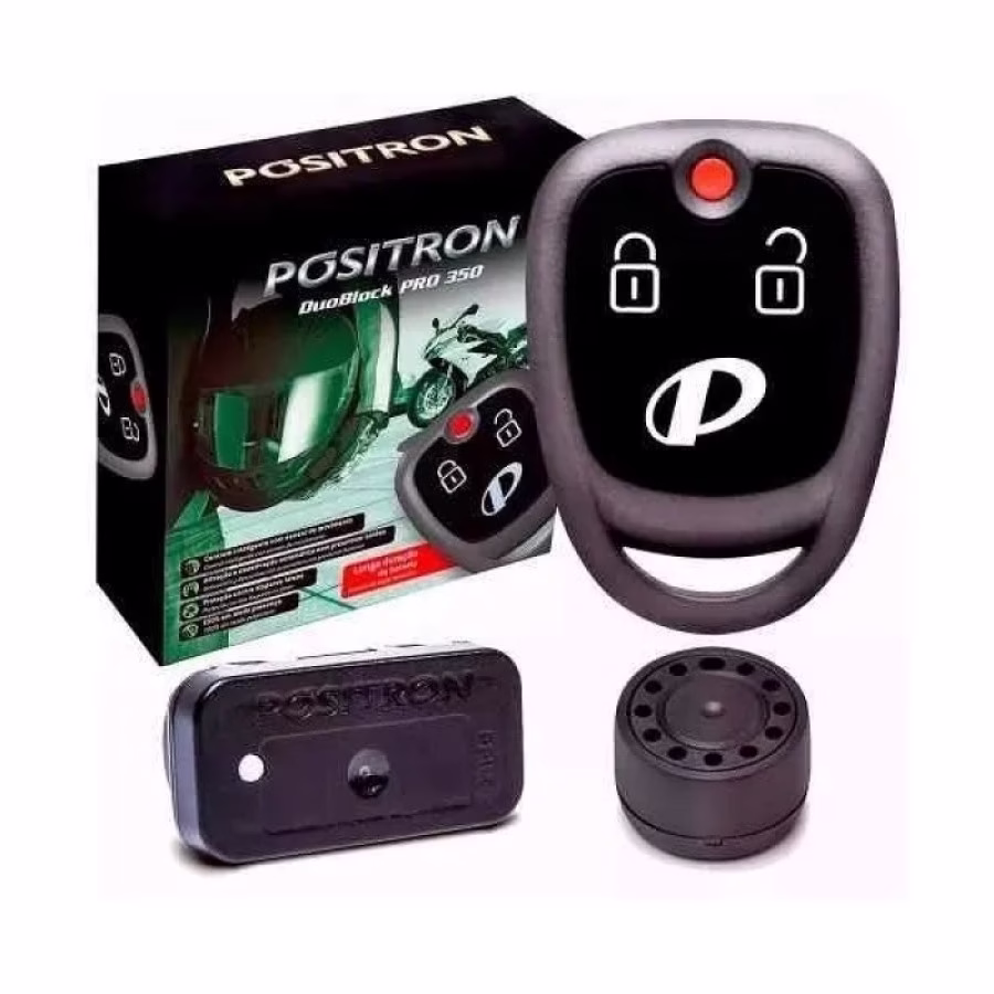 Alarme Universal Para Motos Pósitron Duoblock G8 Pro 350 Com Presença