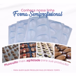 bwb semiprofissional - forma silicone 3 partes -linha Páscoa 2025 e bombons completa a escolha OFF