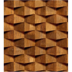 Papel de Parede Madeira Robusta Rústica 3d Para Quartos e Sala 2,00 mts