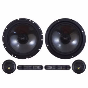 Kit 2 Vias Bravox 6 Polegadas CS60-BK 130w Rms Par Alto Falante Mini Tweeter Painel Total 190w Rms
