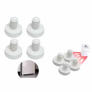 Kit 4 Pé Nivelador Lavadora Electrolux Ltd09 Ltd11 Lte12
