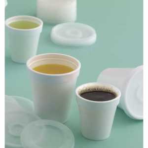 20 copos 177 ml com tampa isopor térmico darnel 6 Oz