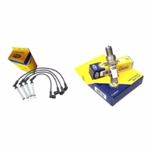 Kit Cabos E Jogo Velas Corsa Celta 1.0 8v Gasolina