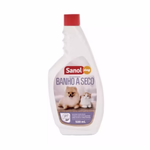 Banho à Seco Sanol Dog para Cães e Gatos 500ml