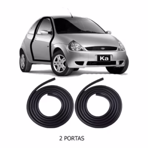 Kit Borrachas De Vedação Ford Ka 2 Portas 1997 1998 1999 2000