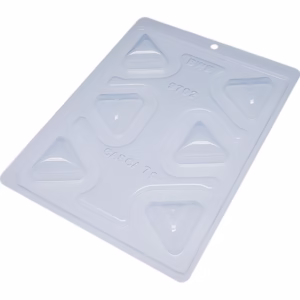 forma para chocolate bwb com silicone (3 partes) 9702 - Esfirra 15g