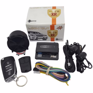 Alarme Automotivo Look Out AL-20XR TXC + Controle Remoto + Chave Canivete 3 Botões Carro Sirene