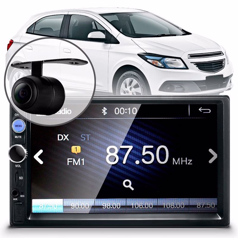 Central Multimídia Mp5 Ônix Joy Bluetooth Câmera Espelhamento